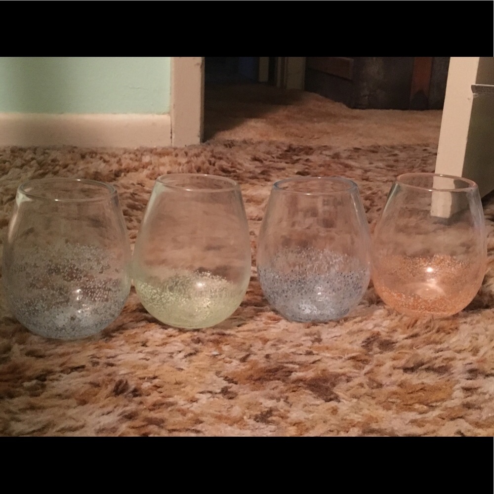 Stemless Wine Glass Set